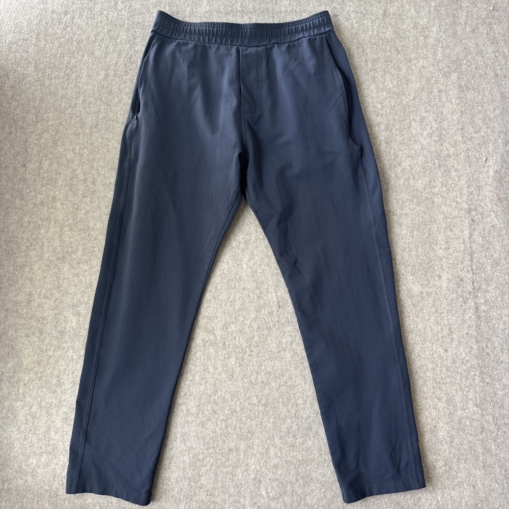 Public Rec All Day Every Day Pants Mens 34x32 Blue Athletic Tapered Fit